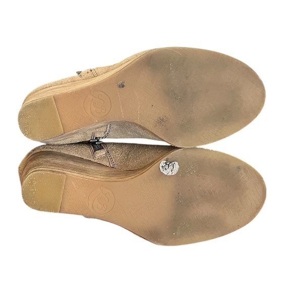 SALE Lucky Brand Jakobie Peep Toe Wedges - Picture 5 of 8